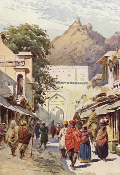 A rua principal de Alwar de Alexander Henry Hallam Murray