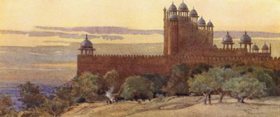 A Mesquita e o Portão da Vitória, Fatehpur Sikri de Alexander Henry Hallam Murray