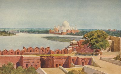 O Taj do forte, Agra, c1880 1905. de Alexander Henry Hallam Murray