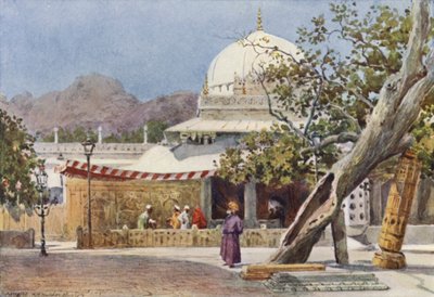 O túmulo de Khwajah Muin-ud-Din Chisti, no Dargah, Ajmere de Alexander Henry Hallam Murray