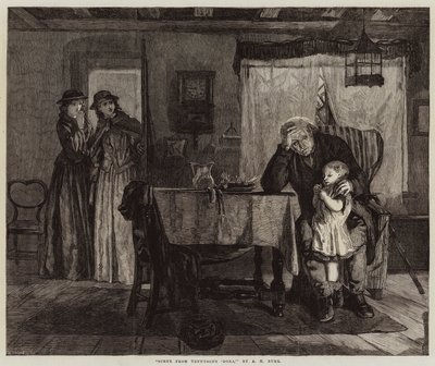 Cena de &39;Dora&39; de Tennyson de Alexander Hohenlohe Burr
