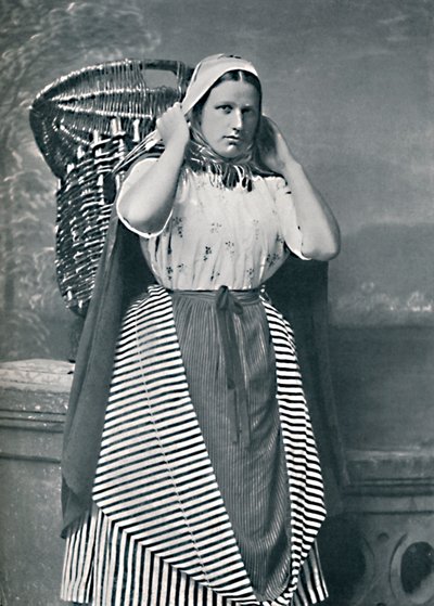 Uma dona de peixe de Newhaven, Escócia, 1912 de Alexander Inglis