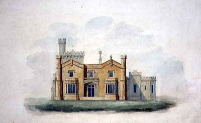 Design para Lyndhurst House em Terry Town, Nova Iorque de Alexander Jackson (attr. to) Davis
