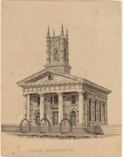 Sinagoga Judaica, N.Y. de Alexander Jackson Davis