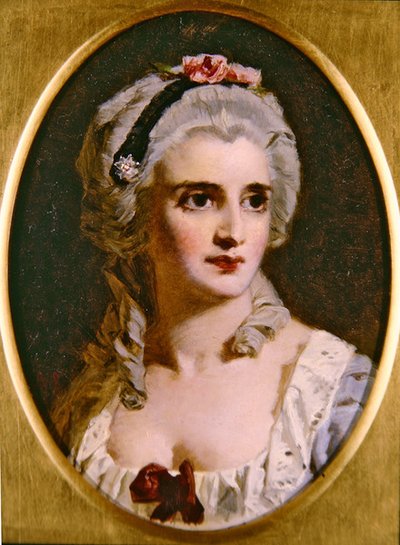 Lady Clara (óleo a bordo) de Alexander Johnston