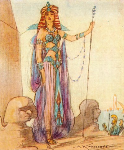 Cleópatra VII 69-30 aC, rainha do Egito, 1937 de Alexander K. MacDonald