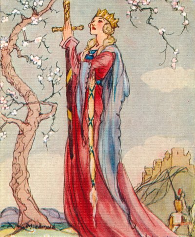Rainha Guinevere consorte do rei Arthur, 1937 de Alexander K. MacDonald