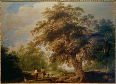 Paisagem com Apollo na Sibila Cumaean de Alexander Keirncx