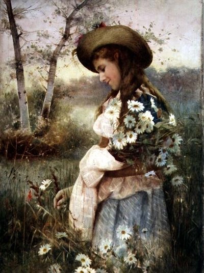 Reunião de Margueritas (aguarela) de Alexander M. Rossi