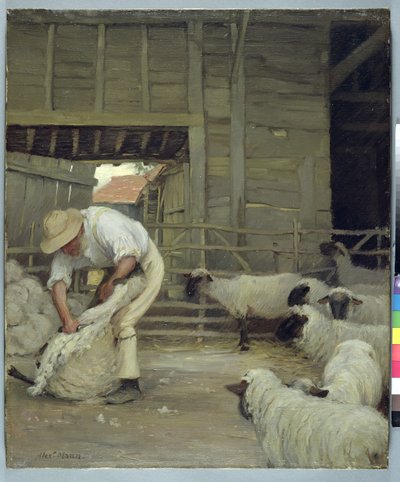Tosquia de Ovelhas de Alexander Mann