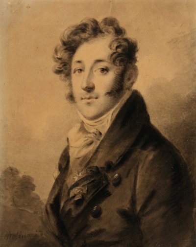 Retrato de Konstantin Yakovlevich Bulgakov 1782-1835, 1800p de Alexander Molinari