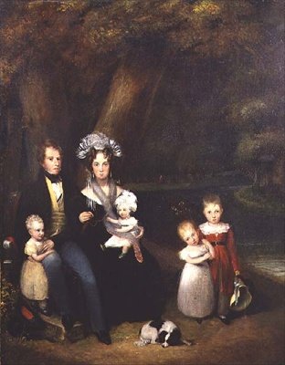 Grupo Familiar ou Peça de Conversa, c.1840 de Alexander Nasmyth