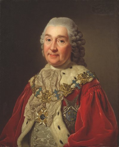 Carl Fredrik Scheffer (1715-1786), conde e conselheiro de Estado, 1775 de Alexander Roslin
