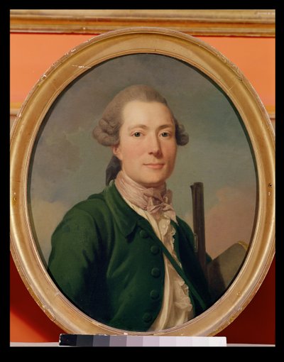Conde Pierre-François de Cluzel (1734-83) em vestido de caça de Alexander Roslin