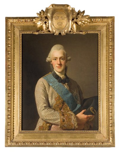 Duque Fredrik Adolf, (1750-1803), irmão de Gustavo III, príncipe da Suécia de Alexander Roslin