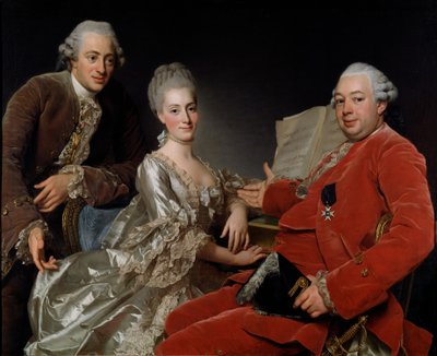 John Jennings Esq. e seu irmão e cunhada de Alexander Roslin