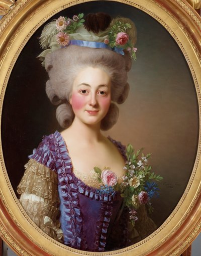 Retrato da Condessa da Baviera-Grosberg de Alexander Roslin
