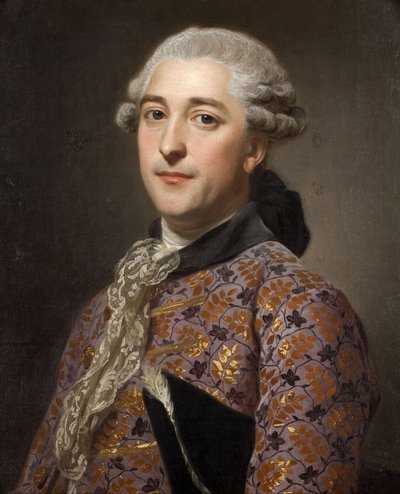 Retrato do príncipe Vladimir Borisovich Golitsyn 1731-1799, 1762 de Alexander Roslin