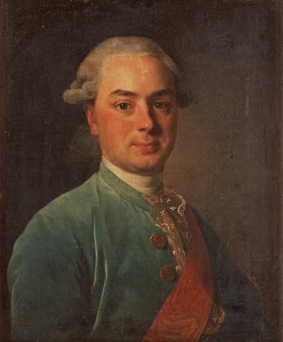 Retrato do conde Ivan Ivanovich Shuvalov 1727-1797, 1776 de Alexander Roslin