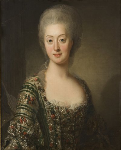 Sofia Madalena, rainha da Suécia de Alexander Roslin