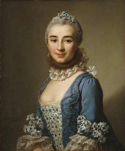 Senhora desconhecida, possivelmente Madame Deshanges de Alexander Roslin