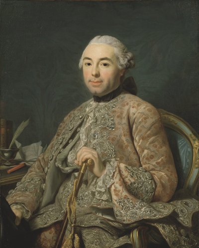 Homem desconhecido, conhecido como barão de Neubourg-Cromière de Alexander Roslin