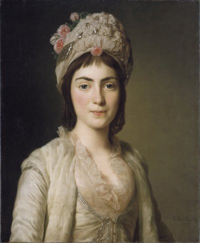 Zoie Ghika (falecida por volta de 1830), princesa da Moldávia e da Valáquia de Alexander Roslin