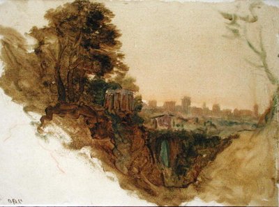 Tivoli (aguarela sobre papel) de Alexander Runciman