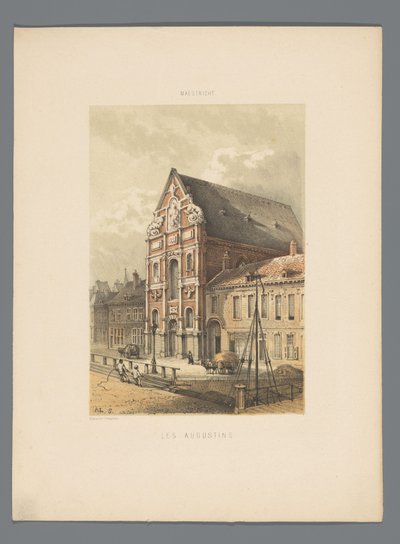 Igreja Agostinha em Maastricht
Les Augustins (título sobre o objecto)
Monuments de Maestricht (título da série) de Alexander Schaepkens