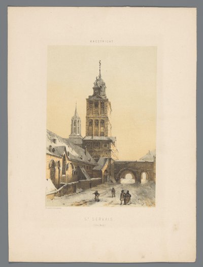 Basílica de Santa Servais em Maastricht
St Servais (Côté Nord) (título sobre o objecto)
Monuments de Maestricht (título da série) de Alexander Schaepkens