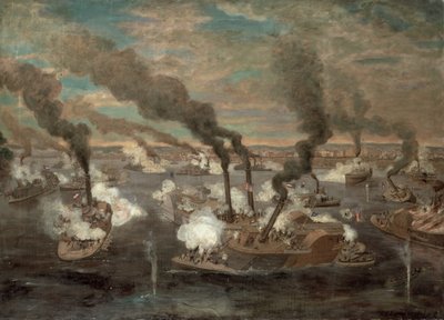 Grande Batalha Naval de Memphis, Tennessee, em 6 de junho de 1862 de Alexander Simplot