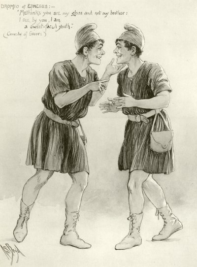 Drômio de Éfeso (gravura) de Alexander Stuart Boyd