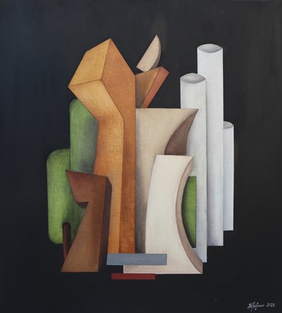 Formas abstratas da paisagem urbana de Alexander Trifonov