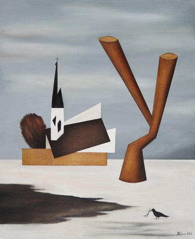 Paisagem surreal de uma igreja de Alexander Trifonov