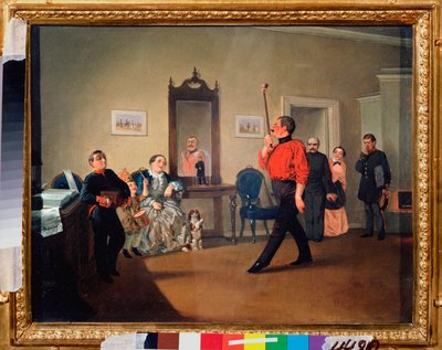 Pacífica Marsomania - Pintura de Alexander Vasilyevich Ustinov (1796-1868), óleo sobre tela de Alexander Vasilyevich Ustinov