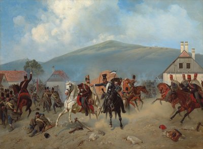 Escaramuças Durante a Revolução Húngara de 1848-1849, 1881 de Alexander Villevalde