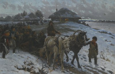 Partindo para a caça, 1915 de Alexander Vladimirovich Makovsky