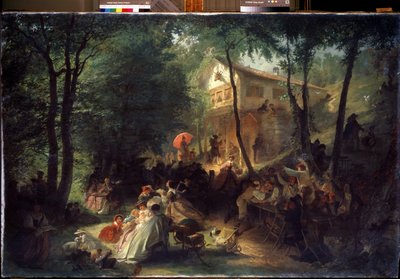 Festival de campagne (Festival de campagne). Peinture de Alexander Yegorovich Baldeman (1826-1869). Huile sur toile de Alexander Yegorovich Beydeman