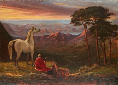 Cena entre as Colinas, Mahabaleshwar (óleo sobre tela) de Alexander Young Short
