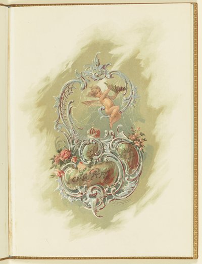 Programa para o balé La Perle de Marius Petipa e Riccardo Drigo, 1896. de Alexander von Hohen