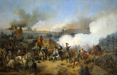 Invasão da fortaleza sueca de Nöteburg pelas tropas russas, 11 de outubro de 1702 1846. de Alexander von Kotzebue