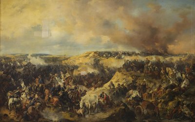 A Batalha de Kunersdorf em 12 de agosto de 1759, 1848 de Alexander von Kotzebue