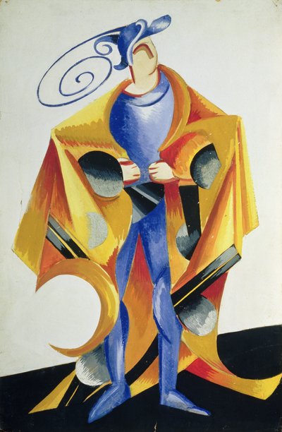 Desenho de figurino para Romeu e Julieta de Alexandra Alexandrowna Exter