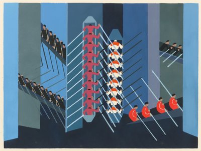 Projeto cenográfico do portfólio Décors de Théâtre, 1930. de Alexandra Alexandrowna Exter
