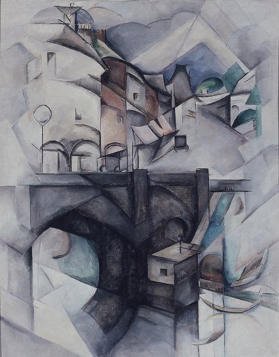 A Ponte. Sèvres, 1912 de Alexandra Alexandrowna Exter