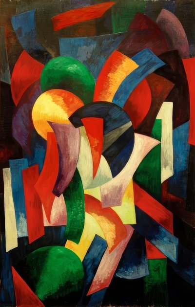 Dinâmica das cores de Alexandra Alexandrowna Exter
