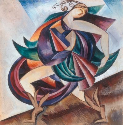 Figurino da performance Moscou, Kamerny Theatre, 17 de maio de 1921 de Alexandra Alexandrowna Exter