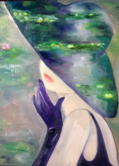 Reflexo de um lírio elegante de Alexandra Higgins