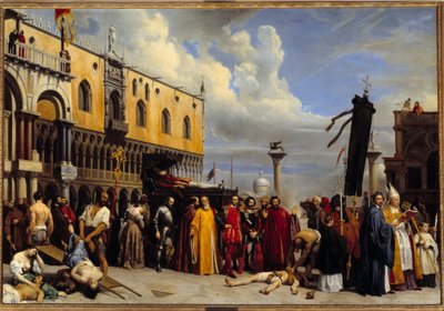 Honras funerárias a Ticiano (Tiziano Vecellio de Alexandre Jean Baptiste Hesse
