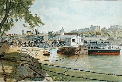 A Ponton de Suresnes, ao lado da Pont des Saints Peres de Alexandre Brun